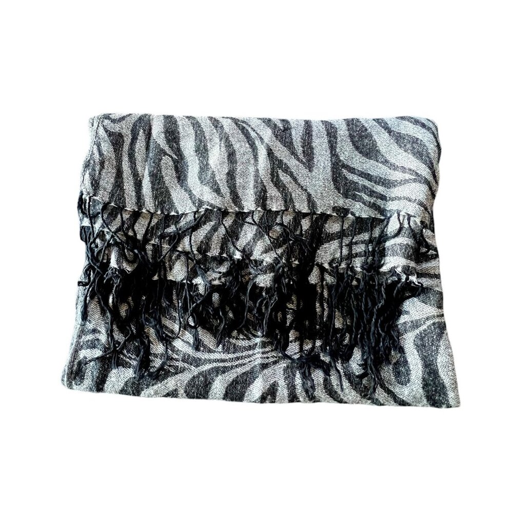 Zebra Print Shawl / Wrap / Scarf